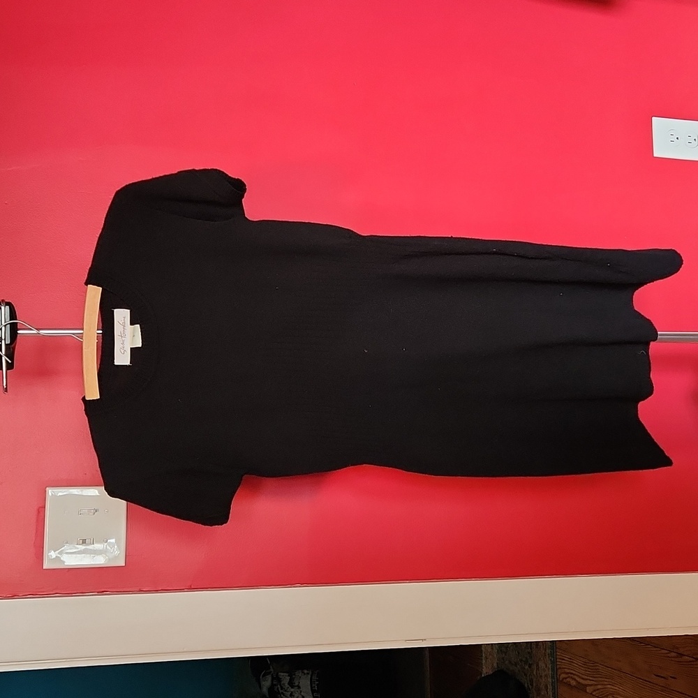 Vintage knit black dress size small